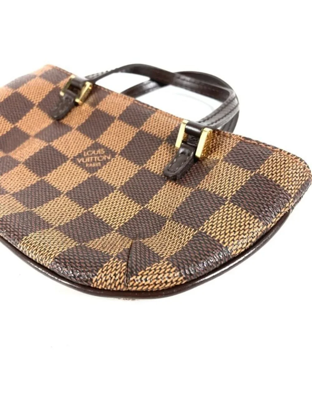 Louis Vuitton Pouch Manosque GM Only Damier Canvas Ebene Brown - Picture 4 of 9